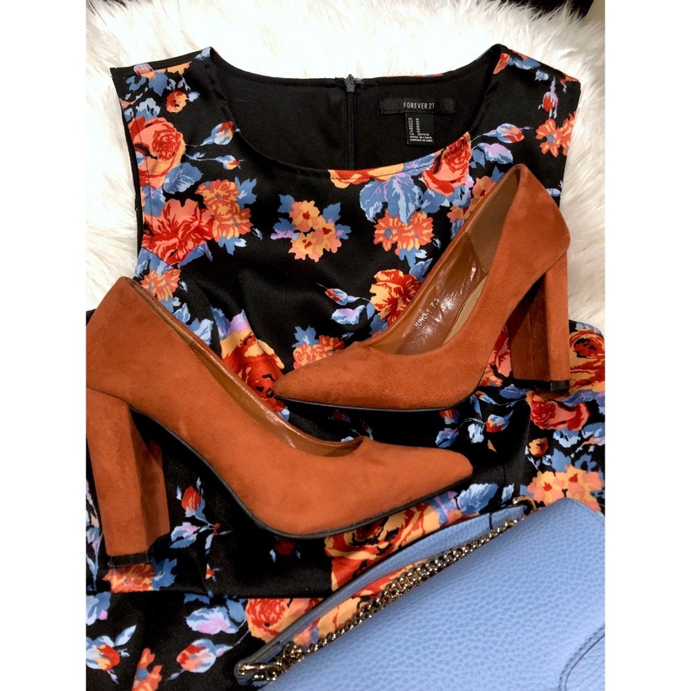 Cape Robbin Orange Heels 7.5